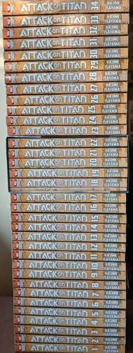 Attack On Titan AOT Full Manga Series Vol. 1-34 Complete With a Box Set