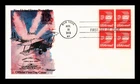 DR JIM STAMPS US COVER AIR MAIL 13C FIRST DAY ISSUE SCOTT C79 BLOCK FLEETWOOD