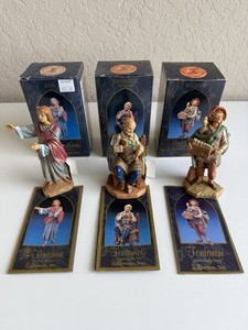 LOT Fontanini John 53503 Emanuele 65341 SIGNED Benjamin Nativity Village 5”