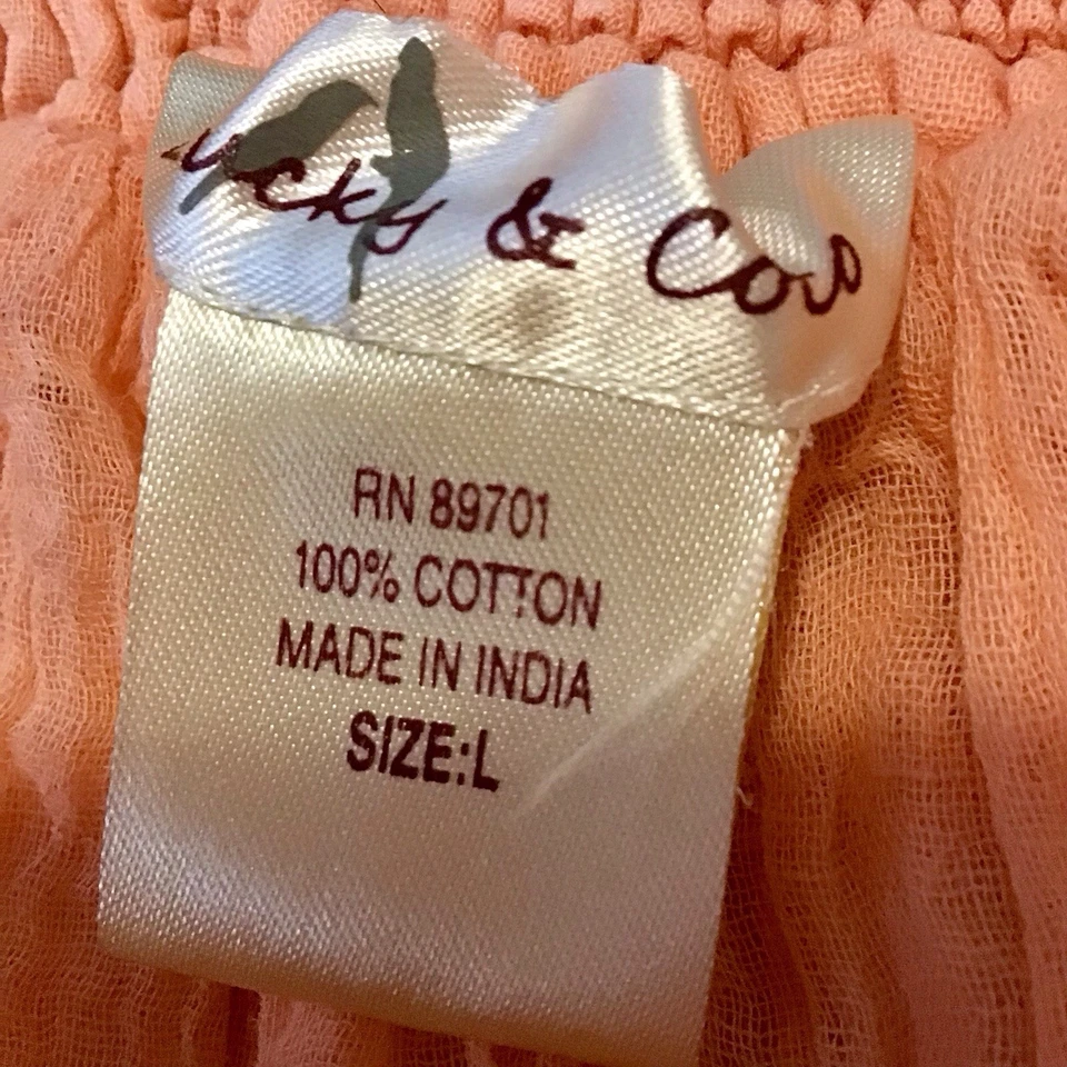 Lucky & Coco Lined Skirt Size L - 30” Elastic Waist - Image 4 of 4