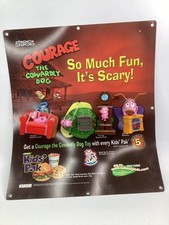 Courage the Cowardly Dog SUBWAY Toys NIP Rare Store Display L11 