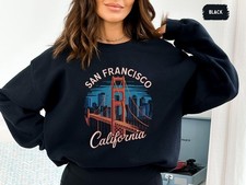 San Francisco Sweatshirt Travel Trip California Sweater Gift Tee