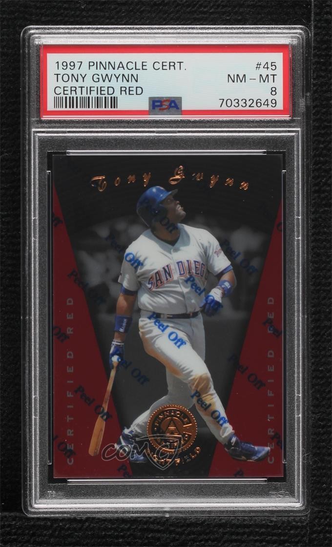 Pinnacle Red Tony Gwynn front