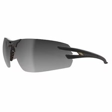 Edge Eyewear Sl117 Salita, Safety Glasses, Anti-Fog, Silver Mirror Lens, Black