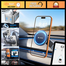 Strong Magnetic Foldable Phone Mount for Tesla Model Y 3 - 360 Adjustable, Fi