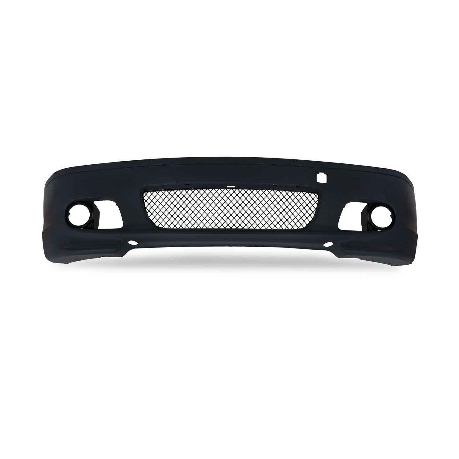 Pare-chocs avant pour rénover la face avant d'une BMW E46 Coupé noire de 1999 à 2007 - 2