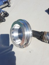 Small block chevy water pump pulley aluminum 2 grooves