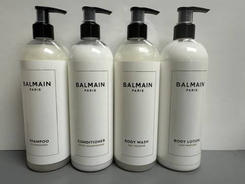 Balmain Paris Collection, Shampoo Conditioner Body Wash Lotion 16.1oz 475mL