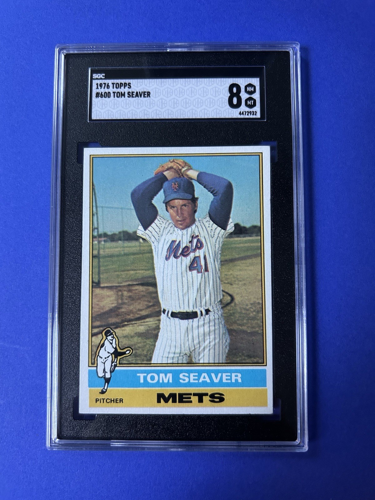 1976 Topps #600 Tom Seaver SGC 8 NM MT