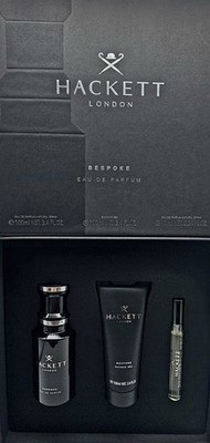 Hackett Bespoke Geschenkset Eau de Parfum + Shower Gel + Travel Spray