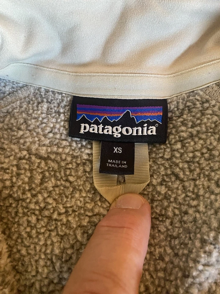 Suéter Para Mujer Patagonia Better Talla XS 1/4 Cremallera Pullover Blanco Abedul 25617 Usado en Excelente Condición Foto 3 de 4