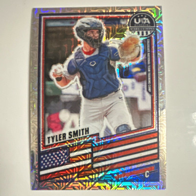 Panini 2024 USA Baseball Stars & Stripes Tyler Smith Prizm CTC #123 /25