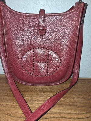 Hermes Mini Evelyne TPM 16  Leather Rouge H    R 2014