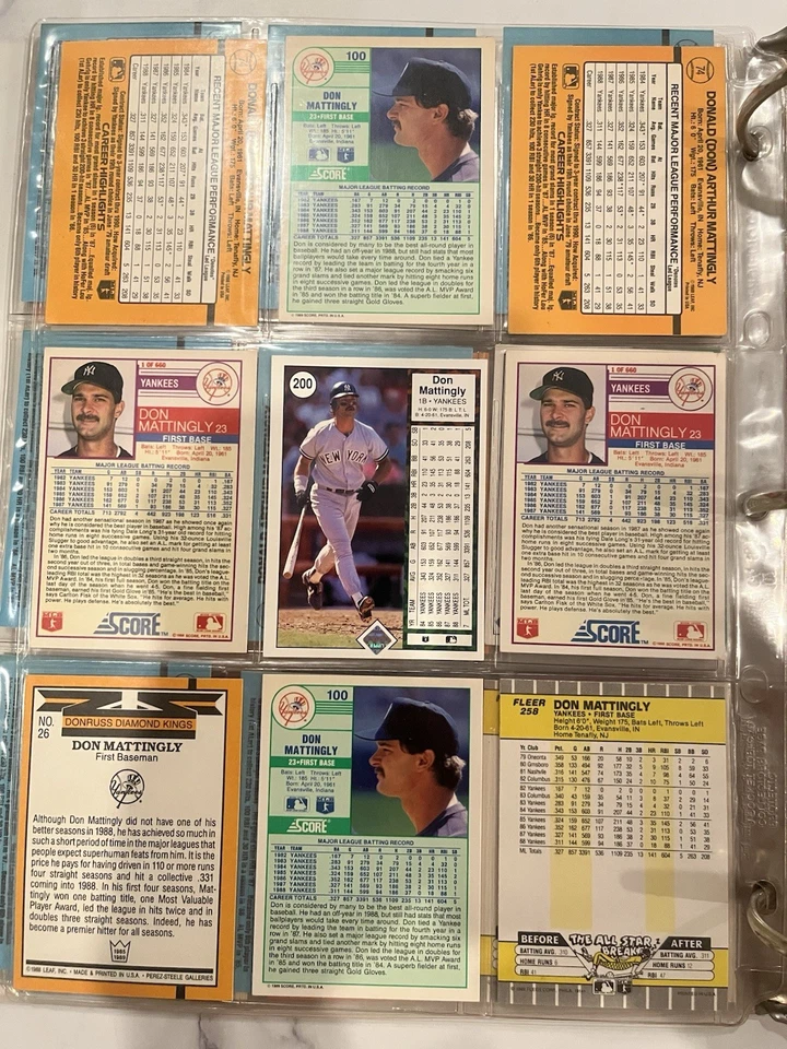 Don Mattingly 40 Card Collection! - Image 4 of 4