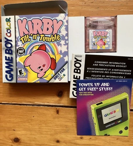 Kirby Tilt N Tumble Nintendo Gameboy Color, 2001, US Version, no manual