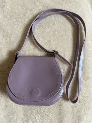 Rare Coach Vintage Pearlized Party Bag Napa Leather  6106 Italy Lavender