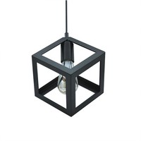 Vintage Schwarz HäNgelampe 1X20W LED/E27 IP20