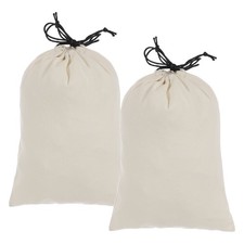 2Pack Dust Bags for Handbags, 8.7x11.9" Cotton Dust Cover Storage Bags, Beige