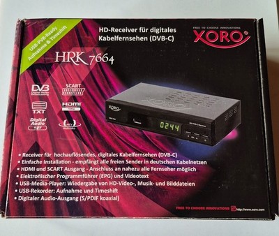 XORO HRK 7664 Smart HD DVB-C Receiver