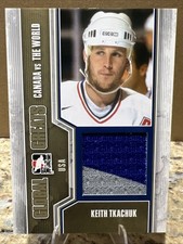 2011-12 ITG - Global Greats Keith Tkachuk PATCH GOLD /10 USA Hockey 2 COLOR!