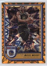 2022-23 Panini NBA Hoops Orange Explosion 17/25 Moses Moody #230 0q0