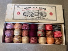 Vintage Tatting Crochet Thread Lot of 72 + vi...
