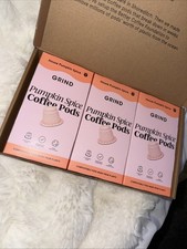 Grind House Pumpkin Spice Coffee Pods 10 Pack X3 Boxes New And Sealed