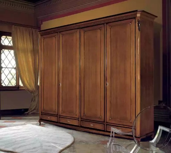 Kleiderschrank Holz Schrank SchräNke Garderobe MöBel Design Schlafzimmer-image