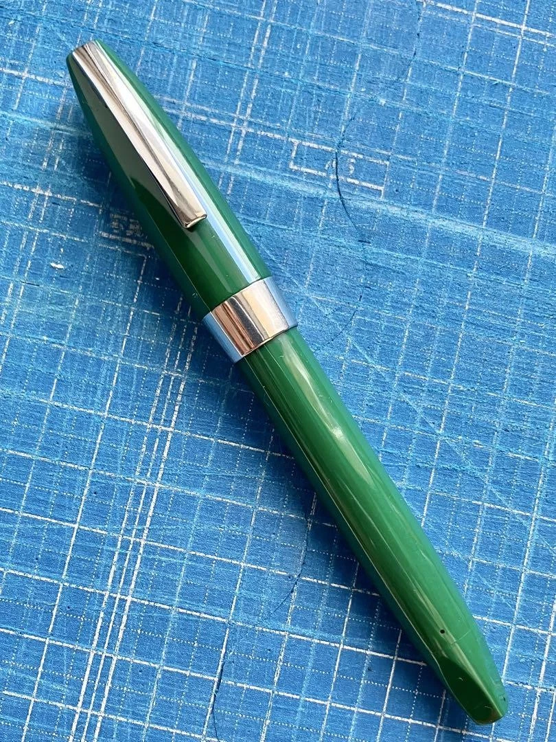 d*7様 SHEAFFER シェーファー PFM Ⅲ グリーン Sheaffer PFM III Fountain Pen (1960s) - Green with Gold Trim