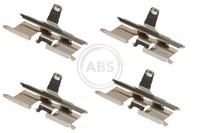 Hinterachse A.B.S. 1692Q ZubehöRsatz, Scheibenbremsbelag FüR Chevrolet,Daewoo