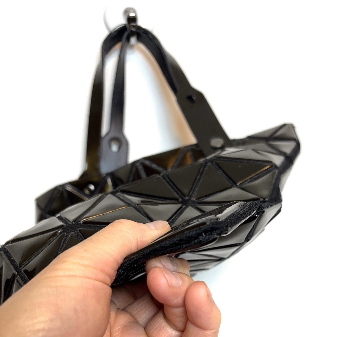 Pleats Please Issey Miyake Bao Bao PVC Prism Matte Tote Hand Bag
