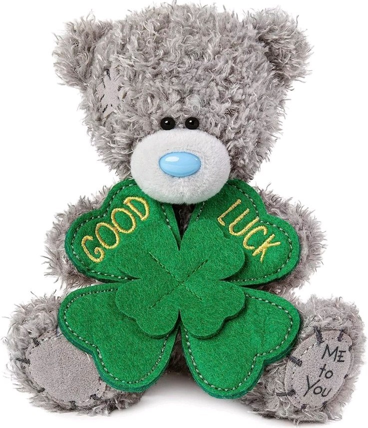 Me To You Bear 5"" Good Luck Clover Plush Brand new with tags