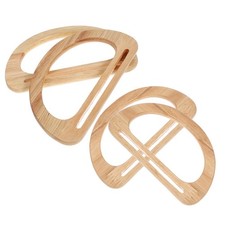 4 Pcs Handbag Handles Replacement Making Supplies Shape Purse Decorative
