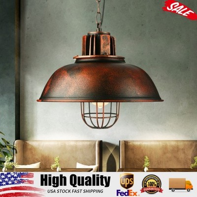 Vintage Pendant Light Industrial Rustic Farmhouse Hanging Ceiling Lamp Fixture