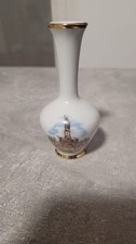 Vintage Miniatur Vase Porzellan Kunst-Palette Regnitzlosau K&T Bavaria R&uuml;desheim