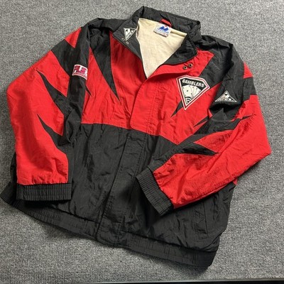 Vintage Gamblers Jacket Mens 2XL Red Black FLE Football Team Apex One 90s