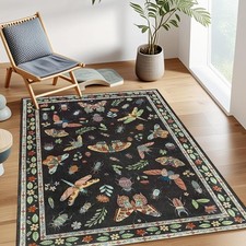 Insect 3x5 Area Rug Washable Rugs for Entryw...