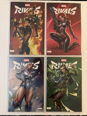 Marvel Rivals Ignite #1 J Scott Campbell Set of 4 Covers A B C D UNSIGNED