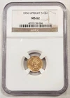 1856-P Gold Dollar — photo from another recent sale
