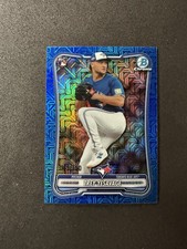 Trey Yesavage 2026 Bowman Chrome Mega Blue Mojo Refractor /150 RC #41 Bluejays