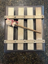 Vintage JC Deagan Plate Chimes Wall Mount  Xylophone w/ Mallets