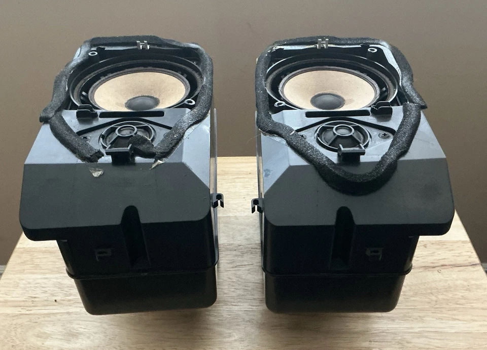 BMW 318is E36 Sedan par de alto-falantes de convés montados no porta-malas traseiro compatível com 1992-1998 - Imagem 2 de 4