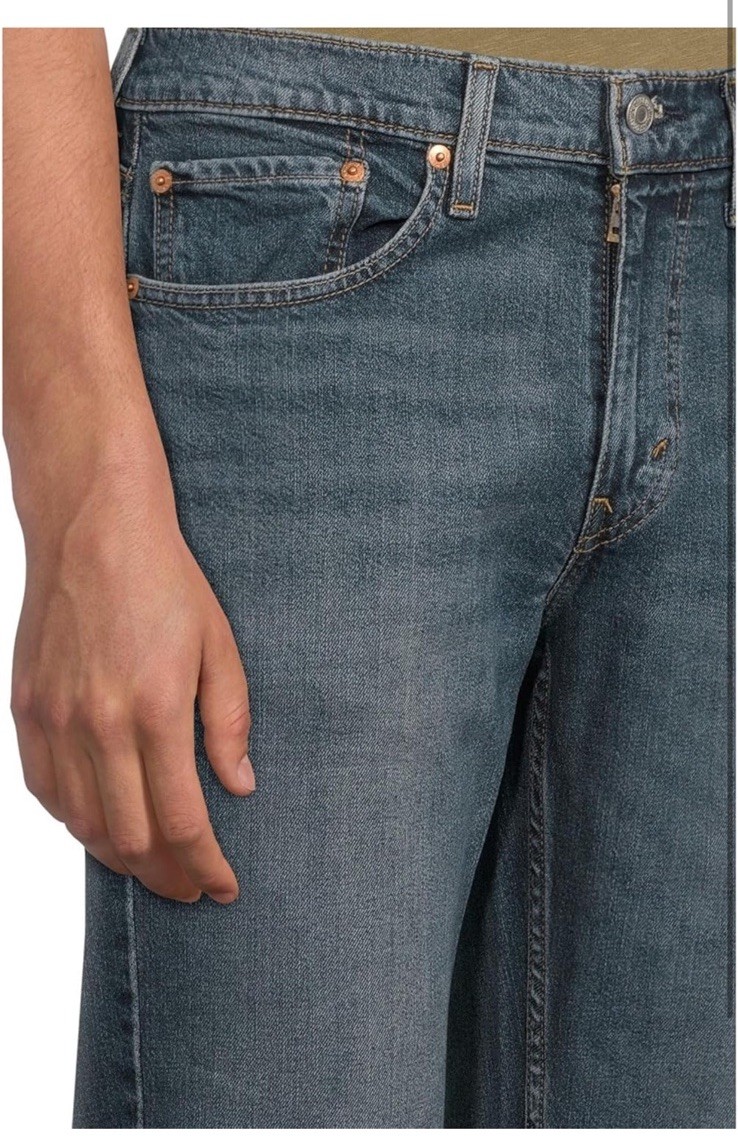 Levi's 514 Straight Fit Stretch Jeans Men's 31x30 Loud Opinions Blue 005141711 thumbnail 5