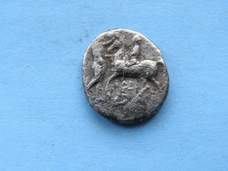 Nomos/ Didrachm Calabria. Tarentum c. 280 272 BC Silber 5 99 Gramm Original