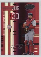 2005 Leaf Certified Materials Mirror Red /100 Jason Varitek #59 s7f