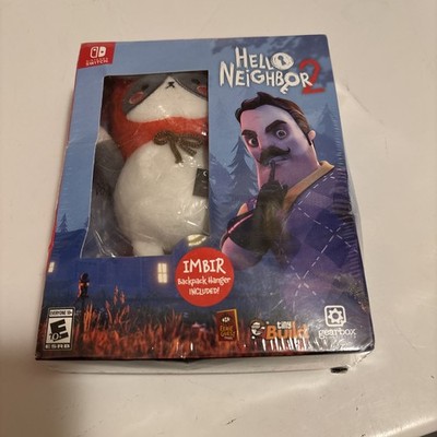 Hello Neighbor 2 Big Box Set with Imbir Backpack Hanger - Nintendo Switch Sealed