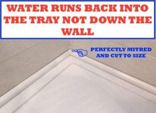 SHOWER TRAY/CUBICLE READY MITRED QUADRANT EDGING SEALING KIT STRIP KIT