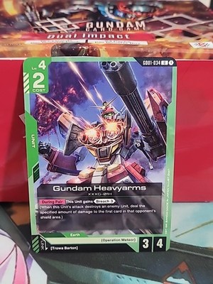 Gundam Heavyarms GD01-034 Gundam TCG Newtype Rising U