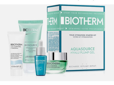 BIOTHERM Hydration Starter Set   4tlg   Hyalu Plump Gel - Life Plankton