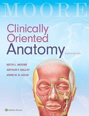 Clinically Oriented Anatomy - Paperback, by Moore MSc PhD Hon. DSc - Very Good v